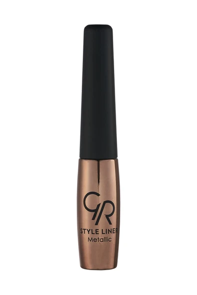 Golden Rose Style Liner Metallic Eyeliner No: 06 Copper - Metalik Eyeliner - 8691190170066 ürün görseli 1