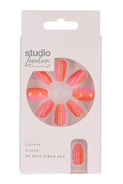 SUPERDRUG S/d Studıo Takma Tırnak Ombre Coral ürün görseli 1