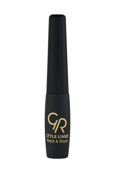 Golden Rose Style Liner Metallic Eyeliner No: 14 Black - Metalik Eyeliner - 8691190170141 ürün görseli 1