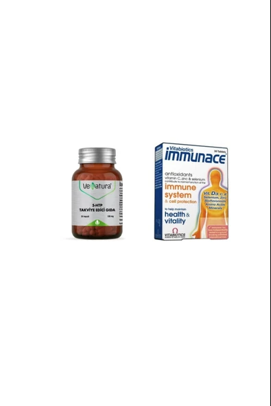 Venatura 5-htp 100 Mg 30 Kapsül + Immune System 30 Tablet ürün görseli 1