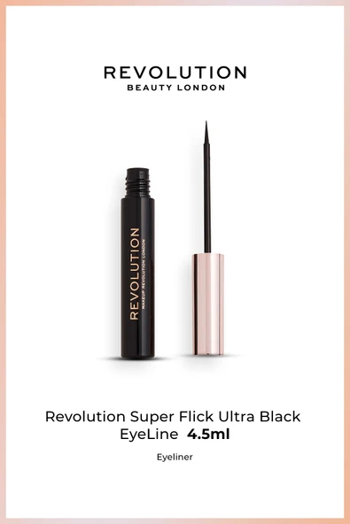 Revolution Super Flick Ultra Siyah Eyeliner ürün görseli 1
