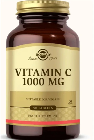 Solgar Vitamin C 1000 mg 90 Tablet ürün görseli 1