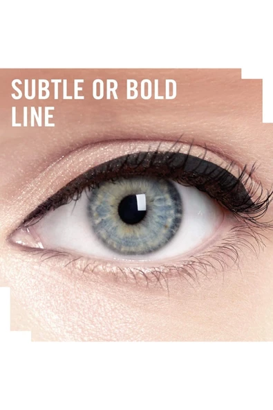 RIMMEL LONDON Stay Matte Powder 001 - Transparent + Siyah Eyeliner - Exaggerate Waterproof Eyeliner - Resim 7