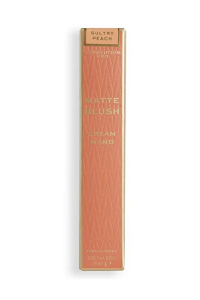 Revolution Pro Iconic Matte Cream Blush Wand Sultry Peach 15 ml ürün görseli 1