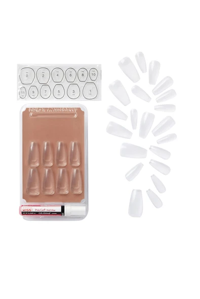 Kiss Takma Tırnak Seti Tırnak Yapıştırıcılı Extra Uzun-ksan06 - Resim 3