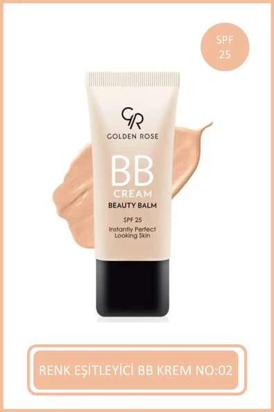 Golden Rose Bb Cream Beauty Balm No Fair No:02 ürün görseli 1