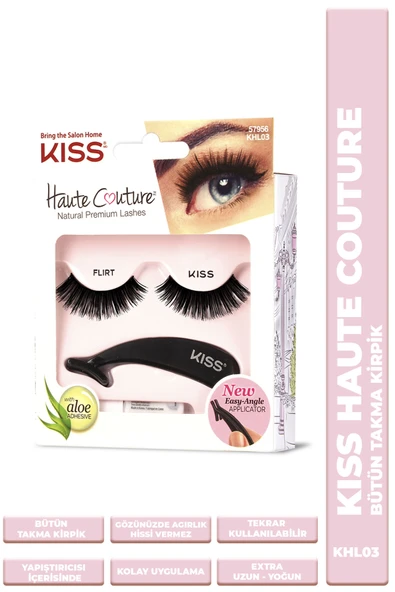 Kiss Bütün Doğal Takma Kirpik %100 Insan Saçı Extra Yoğun ürün görseli 1