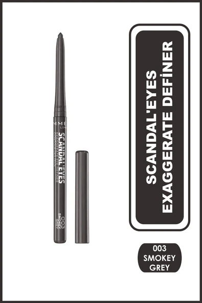 RIMMEL LONDON Eyeliner Exaggerate Definer 003 Smokey Grey ürün görseli 1