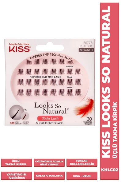 Kiss Trio Tekli Takma Kirpik ürün görseli 1