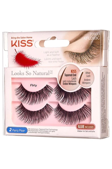 Kiss Bütün Takma Kirpik Ikili Tekrar Kullanılabilir Yoğun - Resim 3