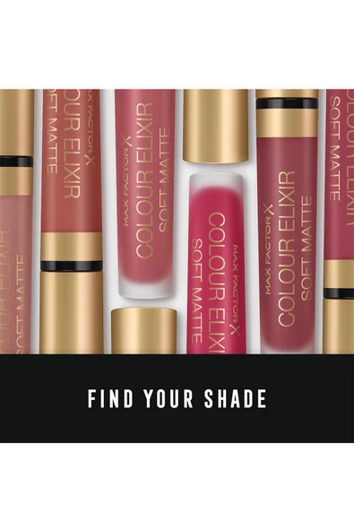 Max Factor Likit Mat Ruj Color Elixir Matte 040 Soft Berry - Resim 8