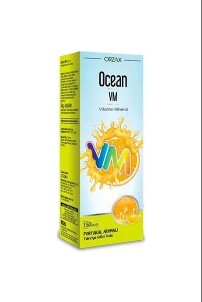Ocean Vm Portakal Aromalı Şurup 150 ml ürün görseli 1