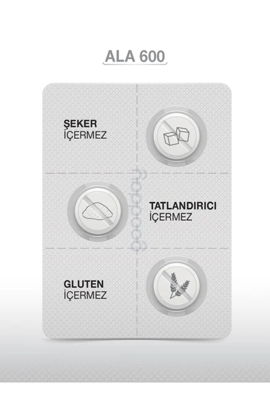 Goodday Alfa Lipoik Asit ALA600 60 Kapsül 3 Adet - Resim 6