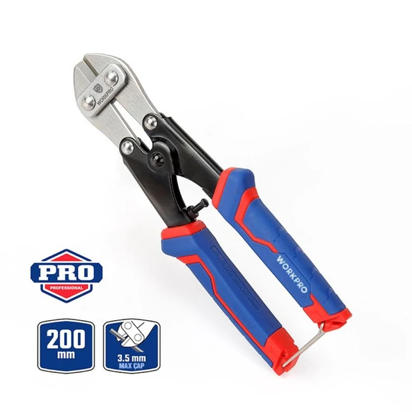 WORKPRO WP216001 200mm Profesyonel Tel Kesme Makası ürün görseli 1