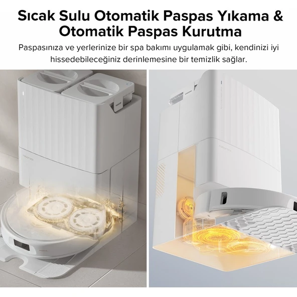 Roborock Qrevo Pro Akılı Robot Süpürge Beyaz - Resim 4