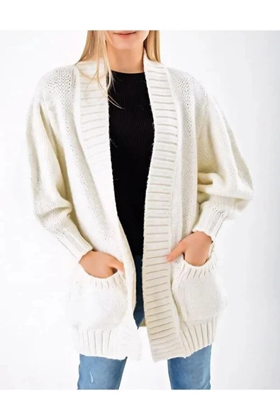 Hipatu Cepli Oversize Hırka(1916) - Resim 5