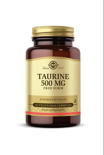 Solgar Taurin 500 mg 50 Kapsül ürün görseli 1