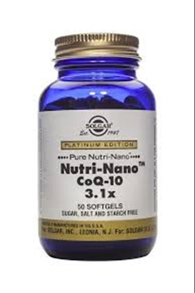 Solgar Nutri-Nano CoQ-10 50 Kapsül ürün görseli 1
