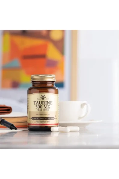 Solgar Taurin 500 mg 50 Kapsül - Resim 3
