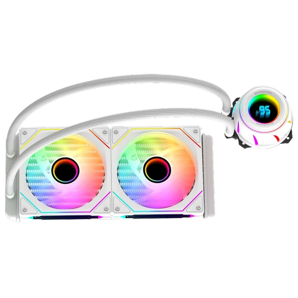 GameBooster BLADE 240W ARGB 240mm Beyaz İşlemci Sıvı Soğutucu GB-LCS-BL240W ürün görseli 1