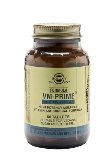 Solgar 50 Yaş Prime 60 Tablet ürün görseli 1