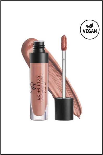 Golden Rose Longstay Liquid Matte Lipstick 33 Avokado Yağlı Kalıcı Likit Mat Ruj 5,5 ml - Resim 3