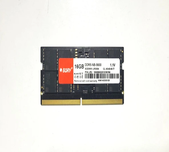 BORY 16 GB DDR5 5600MHZ KUTULU NOTEBOOK RAM BELLEK - Resim 2