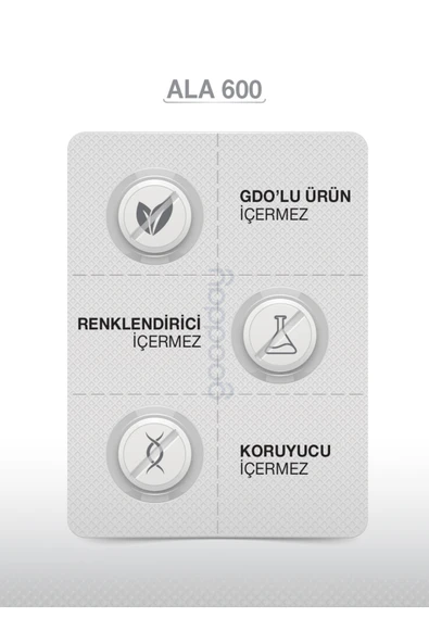 Goodday Alfa Lipoik Asit ALA600 60 Kapsül 3 Adet - Resim 5