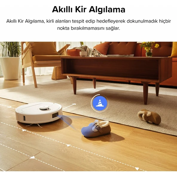 Roborock Qrevo Pro Akılı Robot Süpürge Beyaz - Resim 5