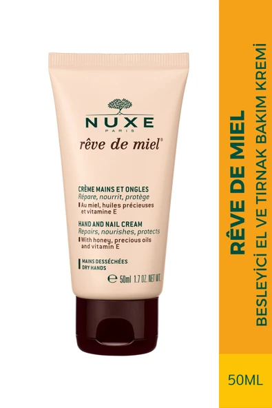 Nuxe Reve De Miel El Kremi Onarıcı Besleyici ve Koruyucu 50 ml ürün görseli 1