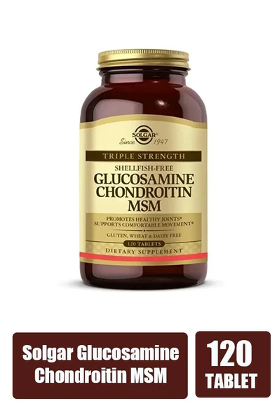 Solgar Glucosamine Chondroitin MSM 120 Tablet ürün görseli 1
