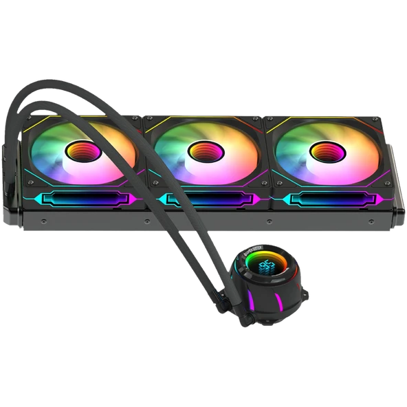 GameBooster BLADE 360B ARGB 360mm Siyah İşlemci Sıvı Soğutucu GB-LCS-BL360B - Resim 3