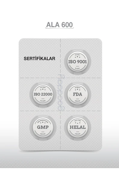 Goodday Alfa Lipoik Asit ALA600 60 Kapsül 3 Adet - Resim 7