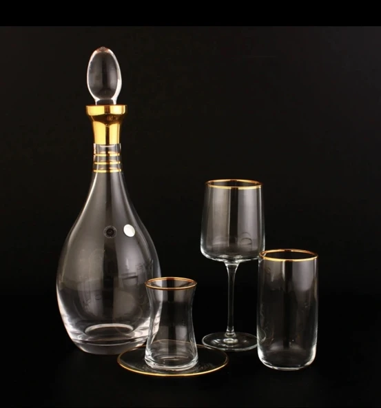 SOFRA TAKIMI ICONIC SERİ AĞIZ CİDAR ALTIN DEKOR 49 PARÇA 12 KİŞİLİK ürün görseli 1