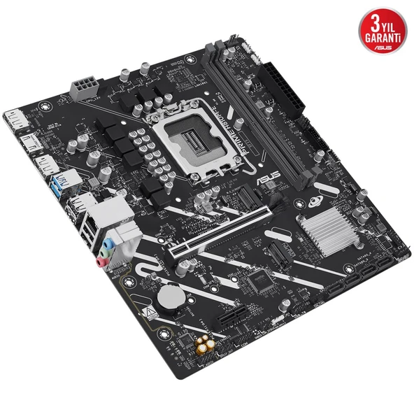 Asus Prıme H810m-e-csm 6400mhz Ddr5 Soket Lga 1851 Dp M.2 Hdmı Matx Anakart - Resim 4