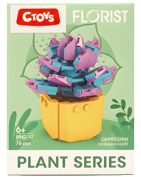 Ctoys Florist Burçlar Saksılı Bitki Yapım Seti Capricorn 8942 10 ürün görseli 1