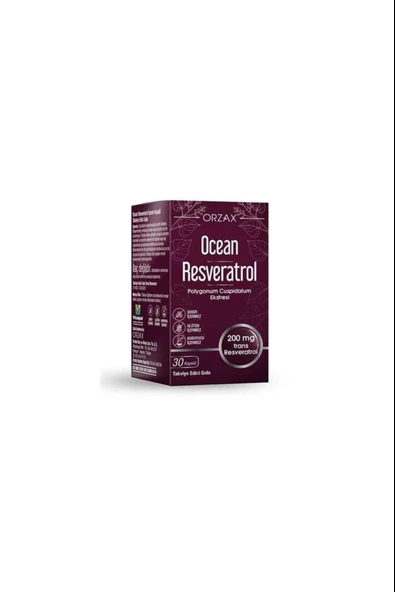 Ocean Resveratrol 200 mg 30 Kapsül ürün görseli 1