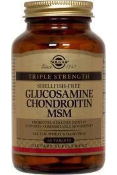 Solgar Glucosamine Chondroitin Msm 60 Tablet - Resim 2