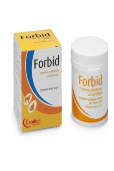 Forbid 50 gr Kedi ve Köpek İçin Dışkı Yeme Önleyici Tamamlayıcı Destek Toz ürün görseli 1