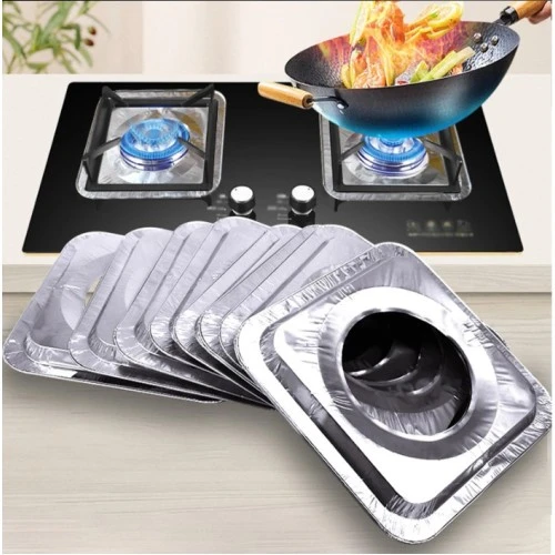 10 Adet Alüminyum Ocak Koruyucu Folyo ürün görseli 1