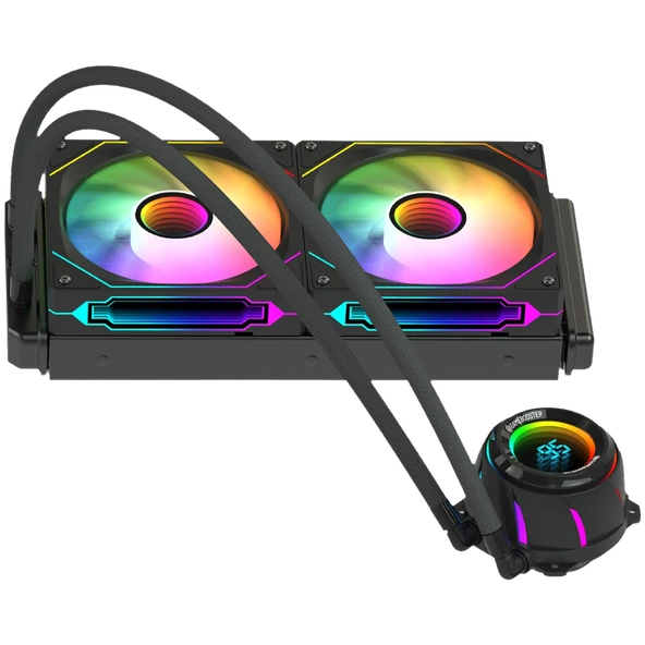 GameBooster BLADE 240B ARGB 240mm Siyah İşlemci Sıvı Soğutucu GB-LCS-BL240B - Resim 3