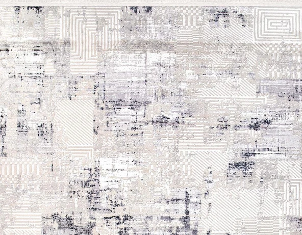 Verrino Halı Rose 05 Antrasit Serisi Akrilik Salon Oturma Yatak Odası Halısı - Resim 2