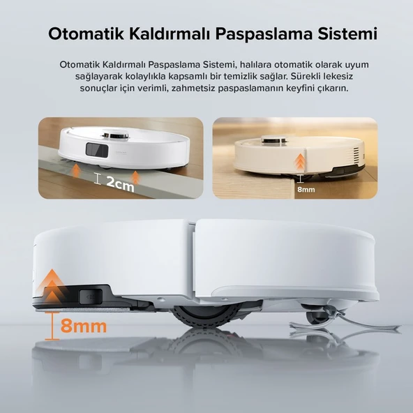 Roborock Q8 Max Pro Akıllı Robot Süpürge - Resim 4