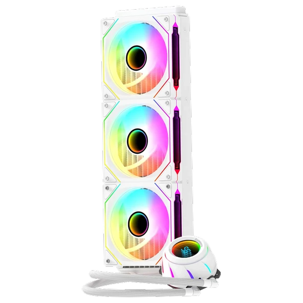 GameBooster BLADE 360W ARGB 360mm Beyaz İşlemci Sıvı Soğutucu GB-LCS-BL360W - Resim 2