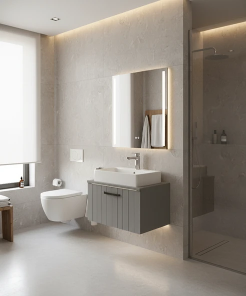 D10 65cm.1CK.Lav.Dlp.ML.GRI.LK.GRI.TMGRI - Resim 3