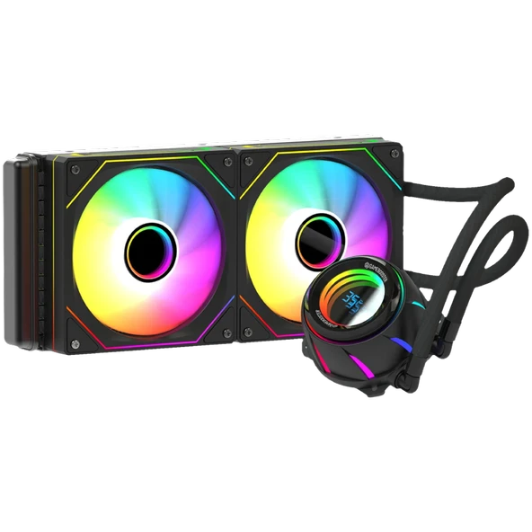 GameBooster BLADE 240B ARGB 240mm Siyah İşlemci Sıvı Soğutucu GB-LCS-BL240B ürün görseli 1