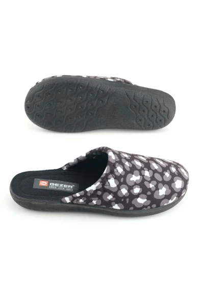 Gezer 16418-26 Leopar Desenli Termal Ev Terlik 36-40 - Resim 6