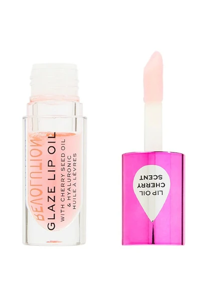 Revolution Glaze Lip Oil Cherry Scent&hyaluronic Huile Glam Pink ürün görseli 1