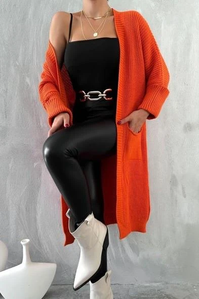 Hipatu Cepli Oversize Hırka(1916) - Resim 4