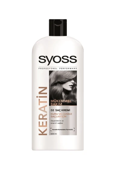 Syoss Keratin Saç Kremi 600 ml ürün görseli 1